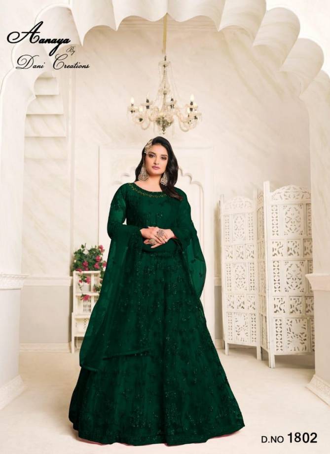 TWISHA AANAYA VOL-118 Latest fancy heavy designer Wedding Wear Net With Heavy Tone to Tone Thread And Sequence Work Gown Collection